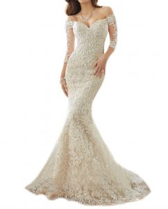 Mermaid Wedding Dresses Off Shoulder Womens