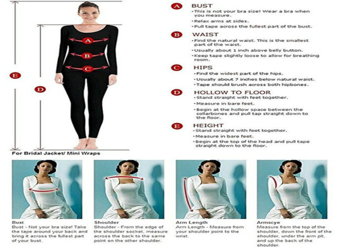 Tulle Bridal Dresses Mermaid Wedding Dress Chart bis