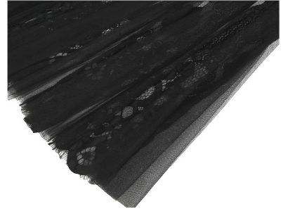 Black red ceremonia dress down