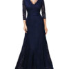 Elegant Long Dress Lace Cocktail Long Vintage Woman Evening Dress