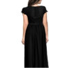 Vintage Cocktail Dresses Lace Long Women Dress Black back
