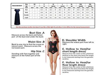 Vintage Cocktail Dresses Lace Long Women Dress Chart