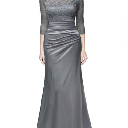 Vintage Woman Long Maxi Evening Dress