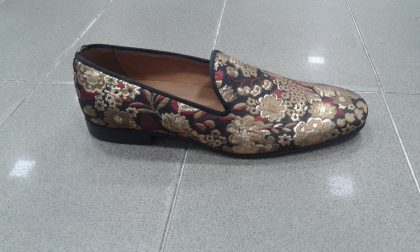 Moisaic Loaffer Italian zone Gold