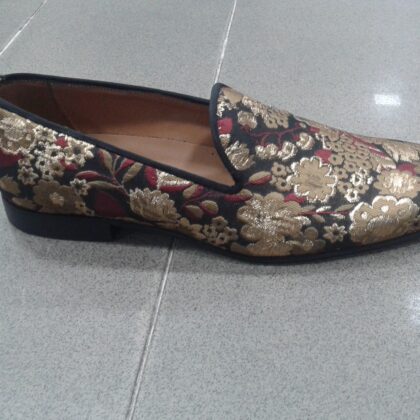 Moisaic Loaffer Italian zone Gold