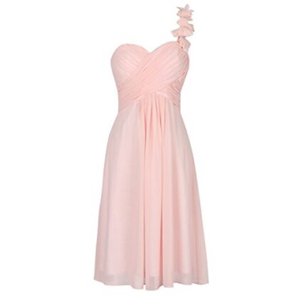 Wedding Dresses or Evening Lace Chiffon Dress light pink