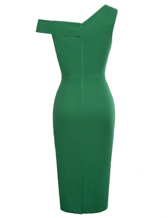 Pencil sexy stretch dress from rockabilly dress back