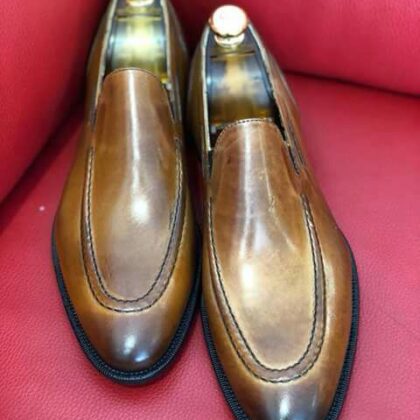 Mocassin zone simple italian style Brown