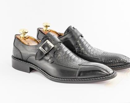 Italian Black Zone with buckle