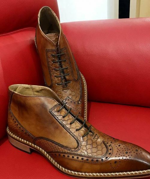 Italian Boots calu brown