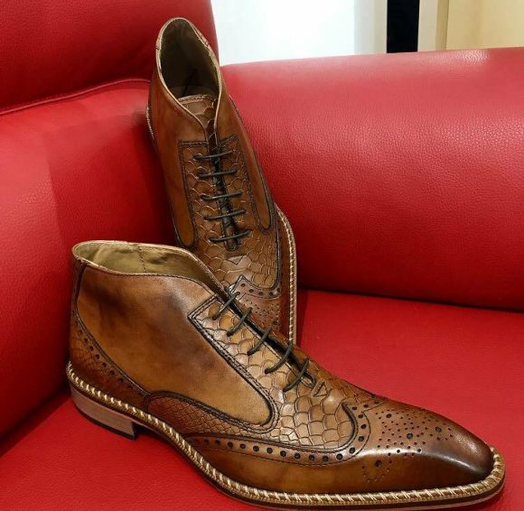 Italian Boots calu brown