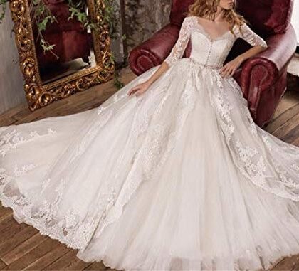 Abito da sposa a Fiore di pizzo 1