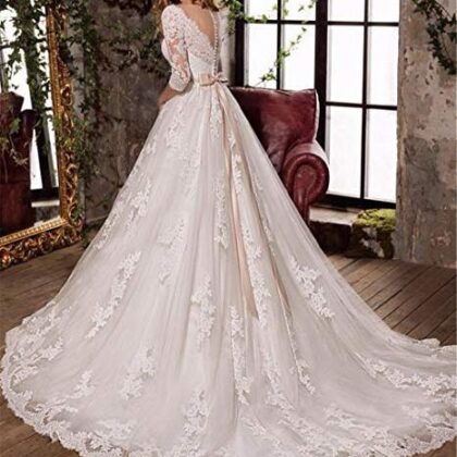 Abito da sposa a Fiore di pizzo 2