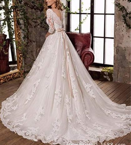 Abito da sposa a Fiore di pizzo 2