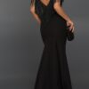 Long Abi Black Evening Dress 1