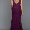 Long Abi Violet Evening Dress 1