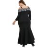Plus Sizes Long Strapless Ceremony Mermaid Dress 1