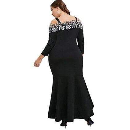Plus Sizes Long Strapless Ceremony Mermaid Dress 1