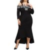 Plus Sizes Long Strapless Ceremony Mermaid Dress