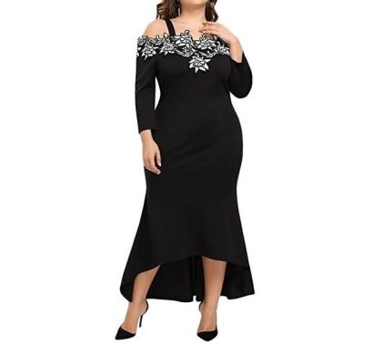 Plus Sizes Long Strapless Ceremony Mermaid Dress