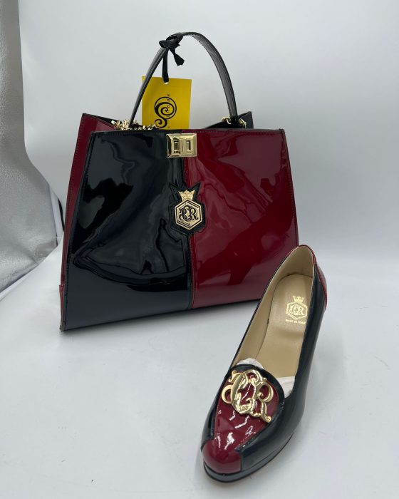 Best Set Cerruti Vernice Red and Black C00009