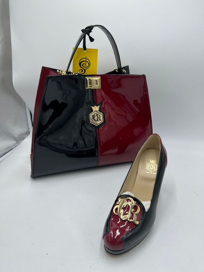 Best Set Cerruti Vernice Red and Black C00009
