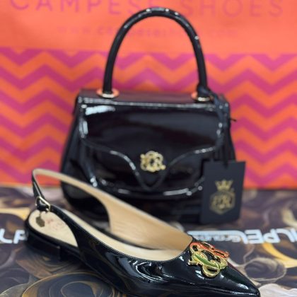 Best Set Cerruti Sandals Nero Shinning C00009