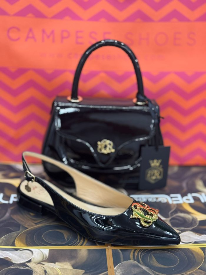 Best Set Cerruti Sandals Nero Shinning C00009